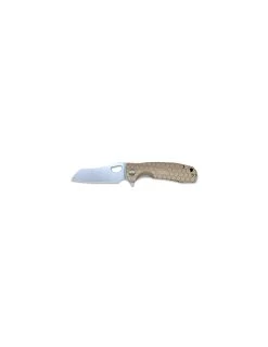 Couteau Pliant Honey Badger Wharncleaver Medium Tan