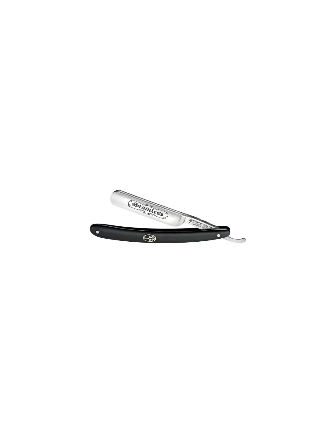 Rasoir Boker Hygiène Et Beauté Stainless Black 1 Rasoir Boker Hygiène Et Beauté Stainless Black